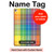 W3942 LGBTQ Rainbow Plaid Tartan Tablet Hard Case For iPad Pro 12.9 (2015,2017)