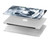 W0123 Grim White Wolf Hard Case Cover For MacBook Air 15″ (2023,2024) - A2941, A3114