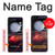 W3897 Red Nebula Space Hard Case For Samsung Galaxy Z Flip 5