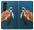 W3899 Sea Turtle Hard Case For Samsung Galaxy Z Fold 5