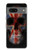 W3848 United Kingdom Flag Skull Hard Case and Leather Flip Case For Google Pixel 7a