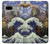 W3851 World of Art Van Gogh Hokusai Da Vinci Hard Case and Leather Flip Case For Google Pixel 7a