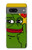 W3945 Pepe Love Middle Finger Hard Case and Leather Flip Case For Google Pixel 7a