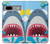 W3947 Shark Helicopter Cartoon Hard Case and Leather Flip Case For Google Pixel 7a