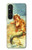 W3184 Little Mermaid Painting Hard Case and Leather Flip Case For Sony Xperia 1 V