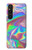 W3597 Holographic Photo Printed Hard Case and Leather Flip Case For Sony Xperia 1 V