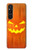 W3828 Pumpkin Halloween Hard Case and Leather Flip Case For Sony Xperia 1 V