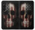 W3850 American Flag Skull Hard Case and Leather Flip Case For Sony Xperia 1 V
