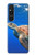 W3898 Sea Turtle Hard Case and Leather Flip Case For Sony Xperia 1 V