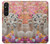 W3916 Alpaca Family Baby Alpaca Hard Case and Leather Flip Case For Sony Xperia 1 V