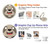 W3855 Sloth Face Cartoon Hard Case and Leather Flip Case For Sony Xperia 10 V