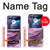 W3896 Purple Marble Gold Streaks Hard Case For Motorola Razr 40 Ultra