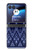 W3950 Textile Thai Blue Pattern Hard Case For Motorola Razr 40 Ultra