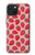 W3719 Strawberry Pattern Hard Case and Leather Flip Case For iPhone 15