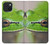 W3845 Green frog Hard Case and Leather Flip Case For iPhone 15