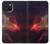 W3897 Red Nebula Space Hard Case and Leather Flip Case For iPhone 15