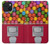 W3938 Gumball Capsule Game Graphic Hard Case and Leather Flip Case For iPhone 15