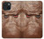 W3940 Leather Mad Face Graphic Paint Hard Case and Leather Flip Case For iPhone 15