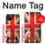 W2303 British UK Vintage Flag Hard Case and Leather Flip Case For iPhone 15 Plus