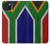 W3464 South Africa Flag Hard Case and Leather Flip Case For iPhone 15 Plus