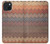 W3752 Zigzag Fabric Pattern Graphic Printed Hard Case and Leather Flip Case For iPhone 15 Plus