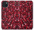 W3757 Pomegranate Hard Case and Leather Flip Case For iPhone 15 Plus