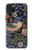 W3791 William Morris Strawberry Thief Fabric Hard Case and Leather Flip Case For iPhone 15 Plus