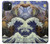 W3851 World of Art Van Gogh Hokusai Da Vinci Hard Case and Leather Flip Case For iPhone 15 Plus