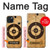 W3894 Paper Gun Shooting Target Hard Case and Leather Flip Case For iPhone 15 Plus