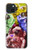 W3914 Colorful Nebula Astronaut Suit Galaxy Hard Case and Leather Flip Case For iPhone 15 Plus