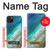 W3920 Abstract Ocean Blue Color Mixed Emerald Hard Case and Leather Flip Case For iPhone 15 Plus