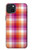 W3941 LGBT Lesbian Pride Flag Plaid Hard Case and Leather Flip Case For iPhone 15 Plus