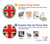 W2303 British UK Vintage Flag Hard Case and Leather Flip Case For iPhone 15 Pro