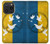 W3857 Peace Dove Ukraine Flag Hard Case and Leather Flip Case For iPhone 15 Pro