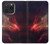 W3897 Red Nebula Space Hard Case and Leather Flip Case For iPhone 15 Pro