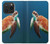 W3899 Sea Turtle Hard Case and Leather Flip Case For iPhone 15 Pro