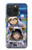 W3915 Raccoon Girl Baby Sloth Astronaut Suit Hard Case and Leather Flip Case For iPhone 15 Pro