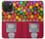 W3938 Gumball Capsule Game Graphic Hard Case and Leather Flip Case For iPhone 15 Pro