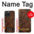W3405 Fish Tattoo Leather Graphic Print Hard Case and Leather Flip Case For iPhone 15 Pro Max