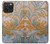 W3875 Canvas Vintage Rugs Hard Case and Leather Flip Case For iPhone 15 Pro Max