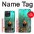 W3893 Ocellaris clownfish Hard Case and Leather Flip Case For iPhone 15 Pro Max
