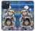 W3915 Raccoon Girl Baby Sloth Astronaut Suit Hard Case and Leather Flip Case For iPhone 15 Pro Max