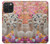 W3916 Alpaca Family Baby Alpaca Hard Case and Leather Flip Case For iPhone 15 Pro Max