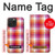 W3941 LGBT Lesbian Pride Flag Plaid Hard Case and Leather Flip Case For iPhone 15 Pro Max