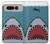 W3825 Cartoon Shark Sea Diving Hard Case and Leather Flip Case For Google Pixel Fold