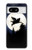 W3289 Flying Pig Full Moon Night Hard Case and Leather Flip Case For Google Pixel 8