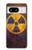 W3892 Nuclear Hazard Hard Case and Leather Flip Case For Google Pixel 8