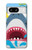 W3947 Shark Helicopter Cartoon Hard Case and Leather Flip Case For Google Pixel 8