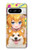 W3918 Baby Corgi Dog Corgi Girl Candy Hard Case and Leather Flip Case For Google Pixel 8 pro