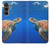 W3898 Sea Turtle Hard Case and Leather Flip Case For Samsung Galaxy S23 FE